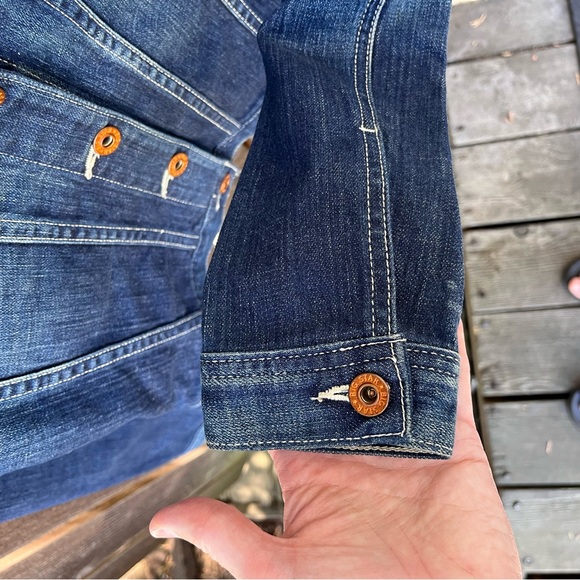 Big Star Women’s Embroidered Pocket Denim Trucker Jean Jacket Sz XS - Picture 7 of 14